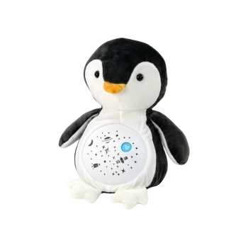 Pluszowy Miś Usypiający Światła Dźwięki Tryb Nocny i Dzienny Pingwin