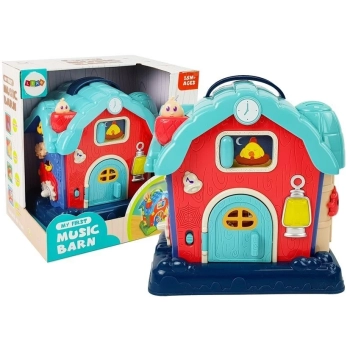 Muzyczna Stodoła Zwierzęta Gospodarstwo Dźwięki Muzyka Różowa