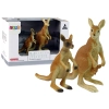 Zestaw 2 Figurek Kangury Kangur Zwierzęta Świata