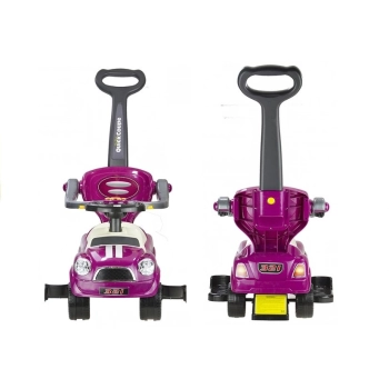 Jeździk Pchacz z Prowadnicą Coupe Fioletowy
