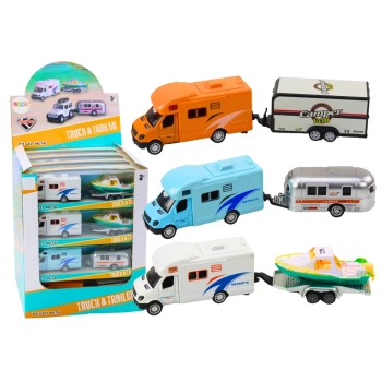 Autko Terenowe Z Łodzią Lub Kamperem Napęd Metalowe