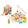 Drewniana Gra Zręcznościowa Łowienie Rybek 2 Wędki