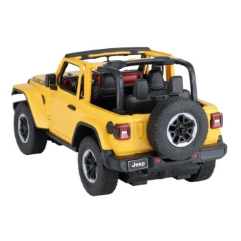 Auto R/C Jeep Wrangler Rubicon 1:14 Rastar Żółty