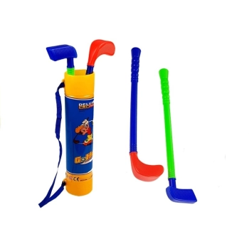 Zestaw Do Gry W Golfa Dla Dzieci Kije Dołki Z Chorągiewkami Piłki