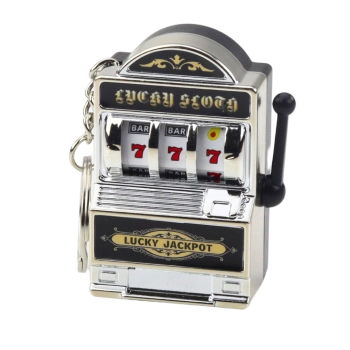 Brelok Mini Maszyna Kasynowa Slot Automat Ruchomy Drążek Mix Kolor