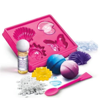 Naukowa Zabawa Zestaw Laboratorium Mydlarskie Mydła Kule do Kąpieli Język Polski Clementoni 60949