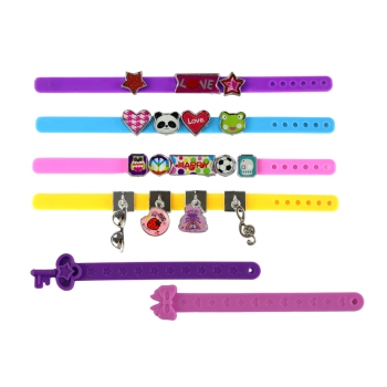 Zestaw do Biżuterii Bransoletek Zawieszek Literki DIY