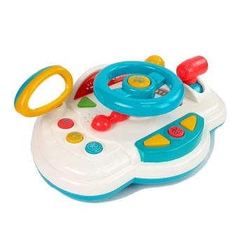 Interaktywna Kierownica Dla Dzieci Klakson Dźwięk Światło