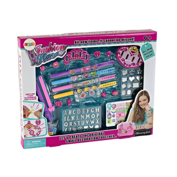 Zestaw do Biżuterii Bransoletek Zawieszek Literki DIY