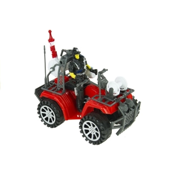 Duży Zestaw Straż Pożarna Wóz Strażacki Figurki Quad Kask Dla Dziecka