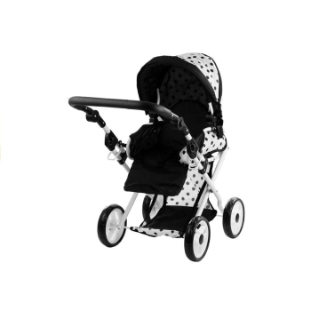 Wózek dla lalek Alice Głęboki, Nosidło, Torba, Pościel