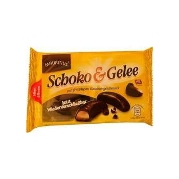 Galaretka bananowa w czekoladzie