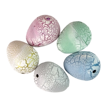 Wykluwające się Magiczne Jajko Dinozaura Rosnące 4 cm Białe