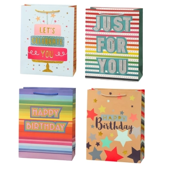Torba Prezentowa Urodzinowa Happy Birthday 23 x 18 x 10cm Torba Prezentowa Urodzinowa Happy Birthday 23 x 18 x 10cm