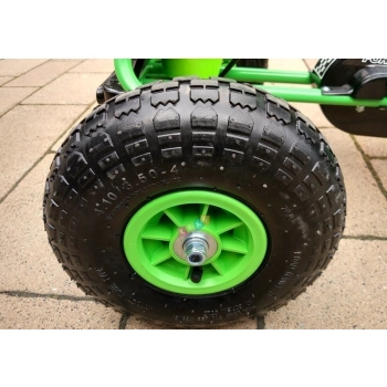 Gokart Zielony A-15 Pompowane Koła