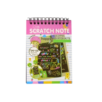 Zdrapywanka Notes Dla Dzieci Różowy