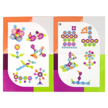 Klocki Konstrukcyjne Płatki Śniegu 52 Elementy