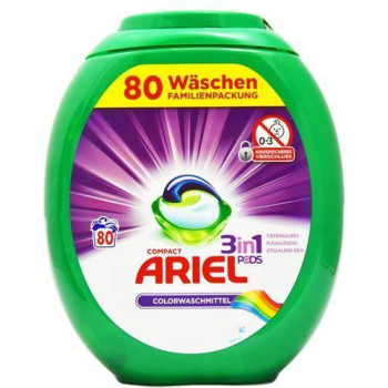 Ariel kapsułki 3 w 1 do tkanin kolorowych 80 szt.