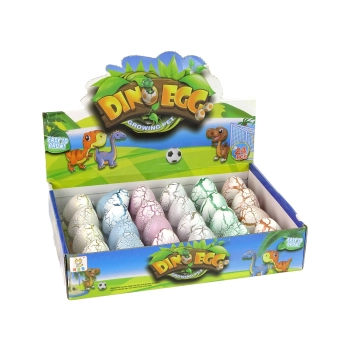 Wykluwające się Magiczne Jajko Dinozaura Rosnące 6 cm Białe