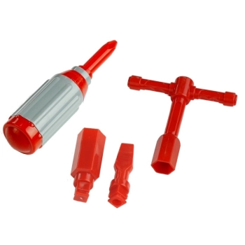 Wóz Strażacki Do Rozkręcania Drabina + Narzędzia