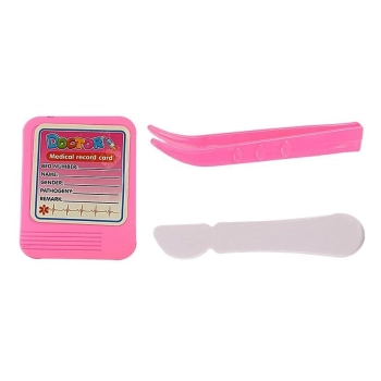 Zestaw Lekarski w Walizce Stetoskop Lusterko Biały