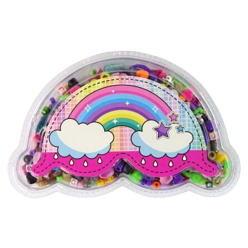 Zestaw Kolorowych Koralików DIY Biżuteria