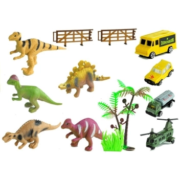 Tir z Dinozaurami Autka Sorter 49 cm 1:22 + Gra
