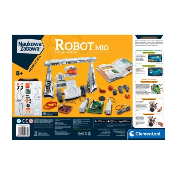Naukowa Zabawa Zestaw Robot Mio Nowa Generacja Język Polski Clementoni 50632