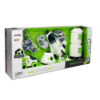 Zestaw Kosmos Astronoma 4 w 1 Statek Kosmiczny Rakieta Dźwięk Światła
