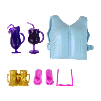 Zestaw Lalka Motorówka