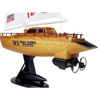 Łódź Żaglówka Zdalnie Sterowana 50 cm Wysokości Pilot Ster 27 Mhz 15 km/h