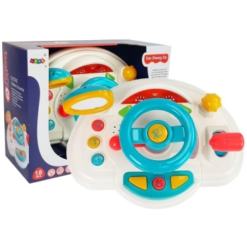 Interaktywna Kierownica Dla Dzieci Klakson Dźwięk Światło