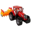 Traktor z Kultywatorem Napęd Frykcyjny Czerwony