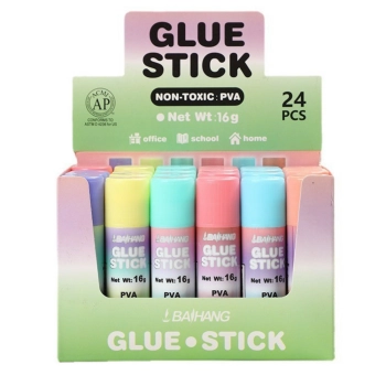 Klej W Sztyfcie Szkolny Biurowy Pastelowe 8g