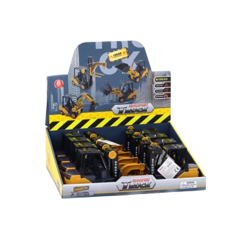 Wózek Widłowy Z Hakiem Regulowany Napęd Frykcyjny Żółty