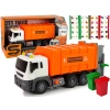 Śmieciarka Napęd Frykcyjnym Efekty Dźwiękowe Pomarańczowa 1:16 Segregowanie