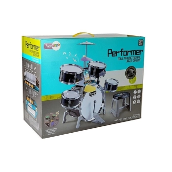 Zestaw Bębnów Perkusja ze Światłami i Dźwiękami Karaoke Mikrofon USB