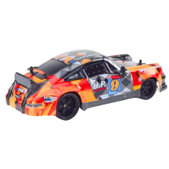 Autko Zdalnie Sterowane RC 1:18 Gumowe Koła Drift Pomarańczowy