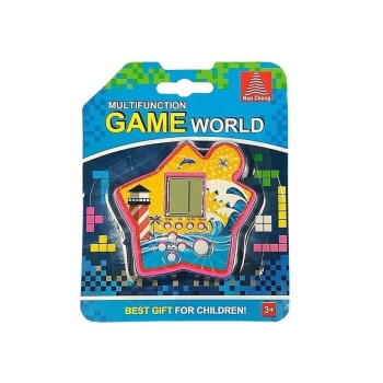 Gra Elektroniczna Kieszonkowa Tetris Różowy