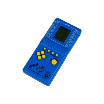 Gra Elektroniczna Tetris Kieszonkowa Niebieska