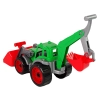 Traktor Koparka Łyżka Zielony 3671
