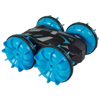 Auto Amfibia Dwustronna Zdalnie Sterowana RC 360 Stopni Niebieska 2,4G