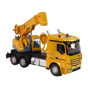 Ciężarówka Zdalnie Sterowana Dźwig Pilot 2,4G Dźwięk Światła