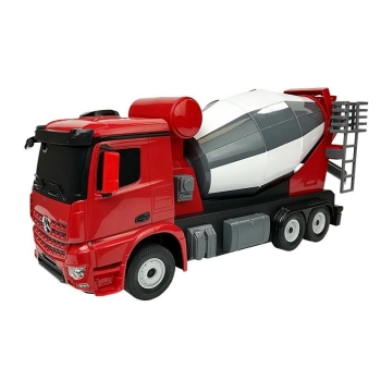 Auto R/C Mercedes-Benz Arocs Rastar 1:14 Czerwone na Pilota