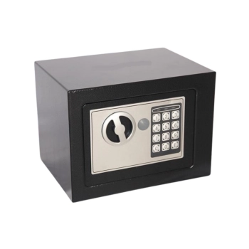 Sejf Elektroniczny Na Kod Skrytka Stalowy Czarny
