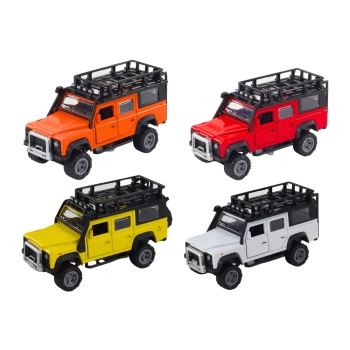 Autko Terenowe 1:32 Światła Dźwięki Napęd Otwierane Drzwi Metalowy