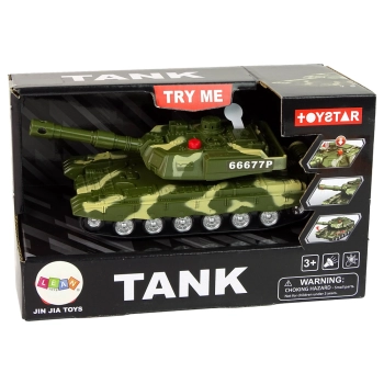 Czołg Militarny Napęd Frykcyjny Dźwięk Światła