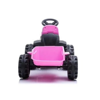 Traktor z Przyczepą na Akumulator TR1908T Różowy