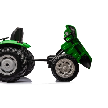 Traktor Na Akumulator HC-306 Z Przyczepą Jasno Zielony 24V