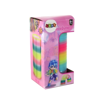 Kolorowa Magiczna Sprężyna Odstresowująca 15 CM Zabawka